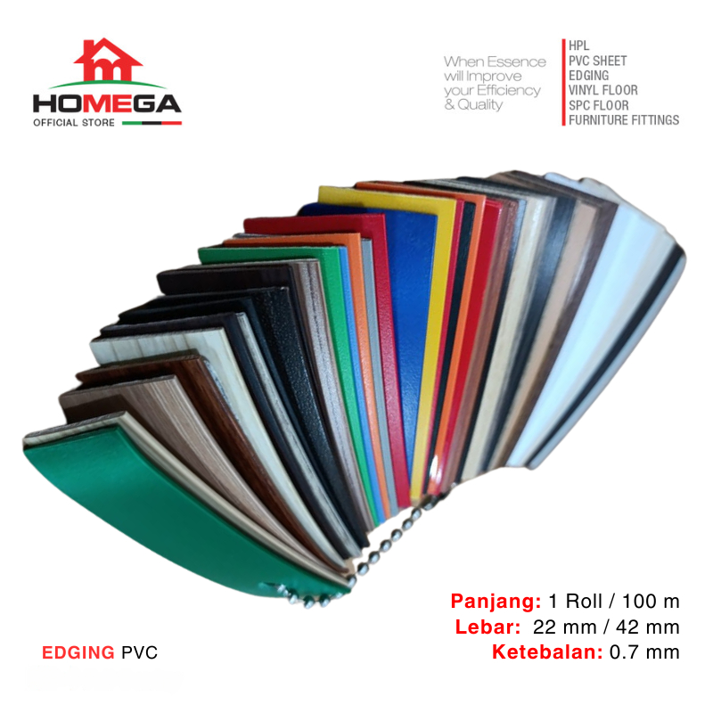 Homega Official Catalogue PVC Edging - Katalog Resmi PVC Edging Homega