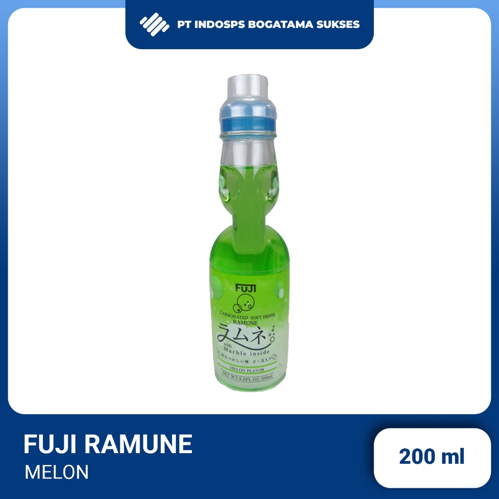 

Fuji Ramune 200ml | Soft Drink Ramune | Minuman Jepang Ramune - MELON