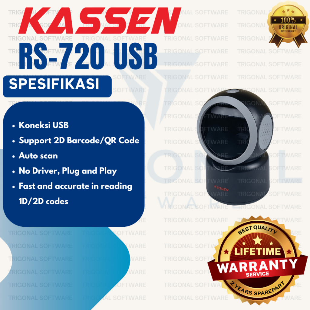 BARCODE SCANNER KASSEN 1D/2D QR DIGITAL | RS 720 | KS 606 | KS 605 | KS 601
