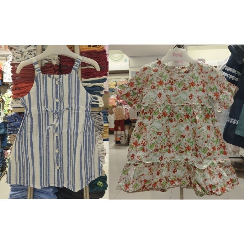 (12-36 bulan) Dress anak perempuan Brand Jsp
