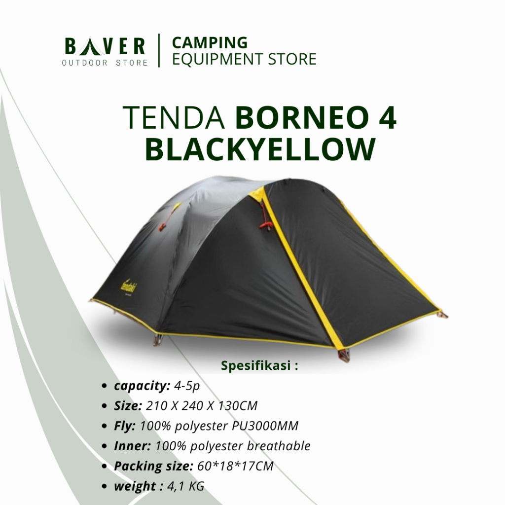 TENDA BORNEO 4