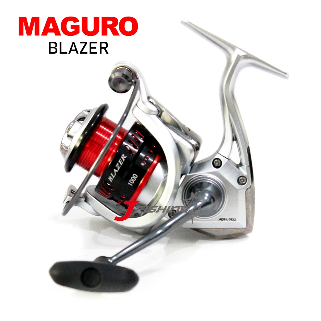 Reel MAGURO BLAZER | Power Handle | Mega Gear | 800 UL sd 3000CBH Kolam Sungai Danau Muara Laut - 10