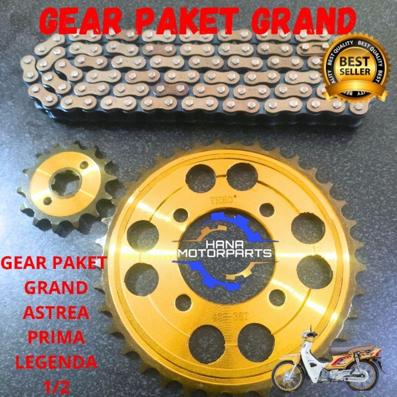 GEAR SET GRAND GIR PAKET MOTOR ASTREA LEGENDA PRIMA