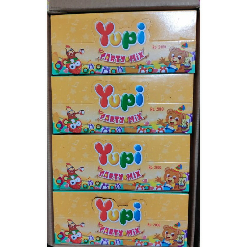 

Yupi Party Mix ( isi 12 pcs @30gr )