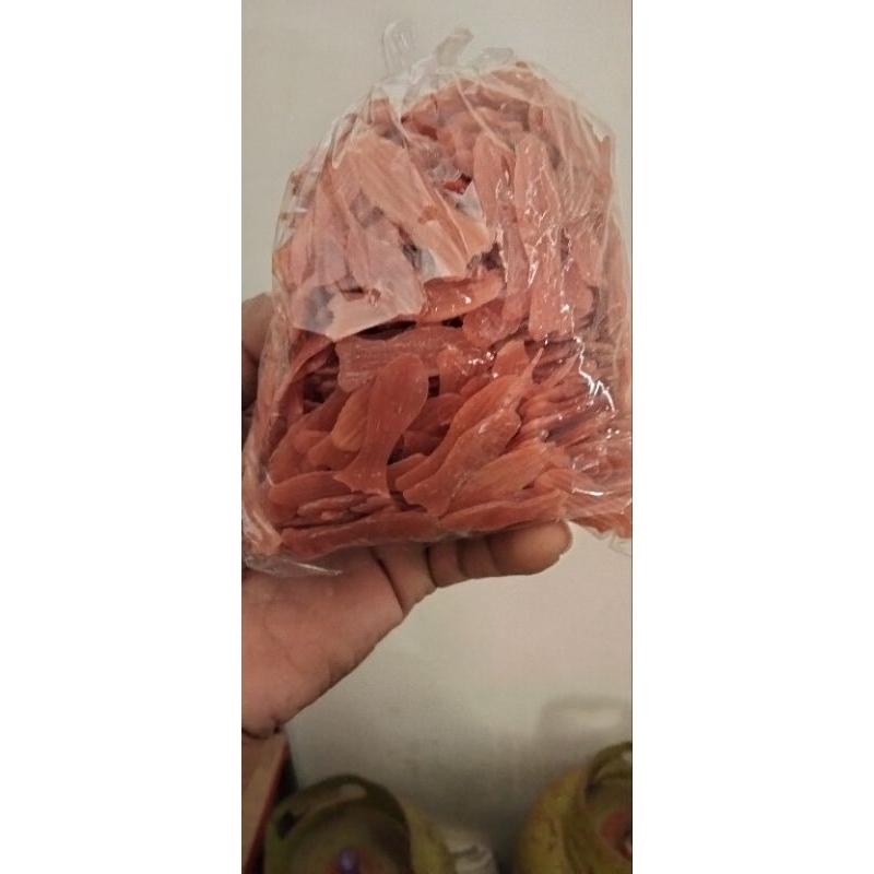 

keripik mentah yang rasa gurih enak