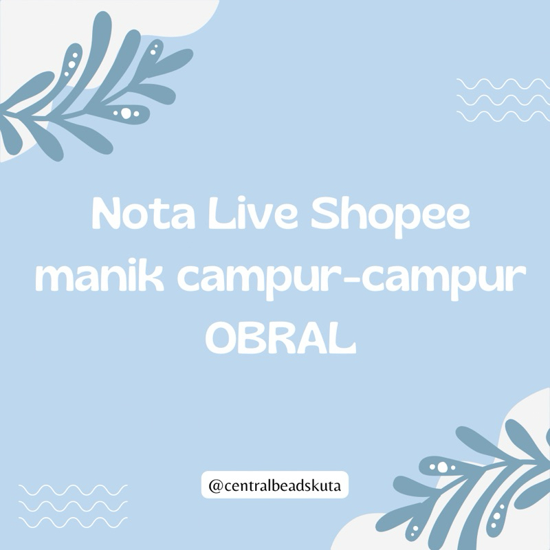 nota live mote pasir campur per pon