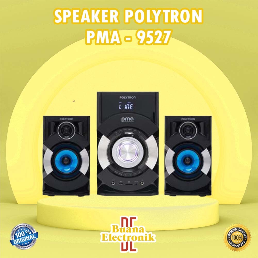 SPEAKER AKTIF BLUETOOTH POLYTRON PMA 9527 ORIGINAL