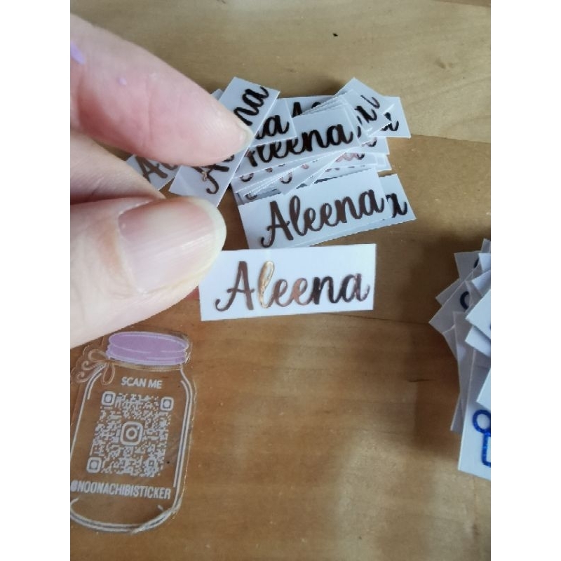 

peel off cutting foil sticker kode SL