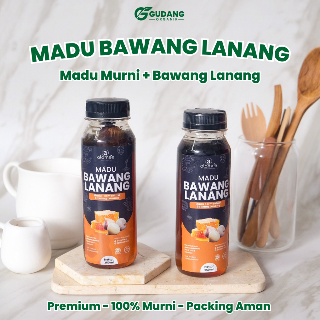 

Alamee Madu Bawang Lanang 250ml Madu Murni Bawang Lanang Tunggal Premium