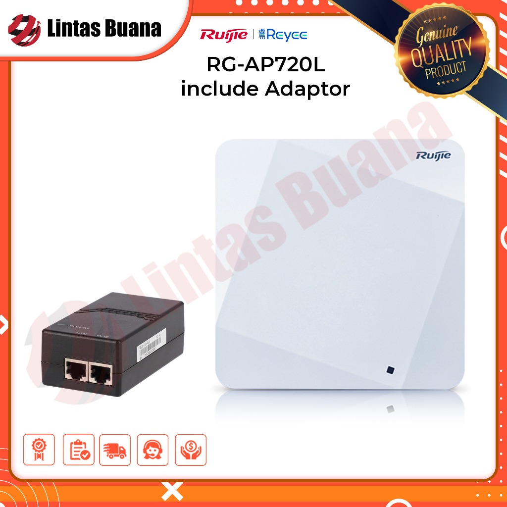 Ruijie RG-AP720-L Wireless Access Point Indoor include adaptor poe