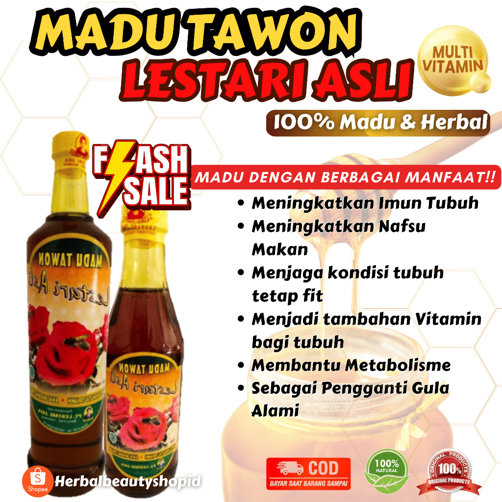 

HONEY MADU TAWON HUTAN PENGGEMUK PENAMBAH BERAT BADAN MULTIVITAMIN ASLI 100% LESTARI ALAM ORIGINAL