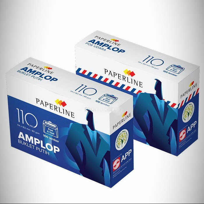 

PAPERLINE AMPLOP PUTIH 110PPS/ 114X161 MM/ 80 GSM/ ISI 100 LEMBAR