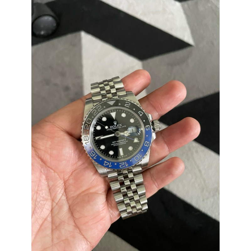 ROLEX GMT-MASTER II OYSTER JUBILEE BATMAN BLUE & BLACK