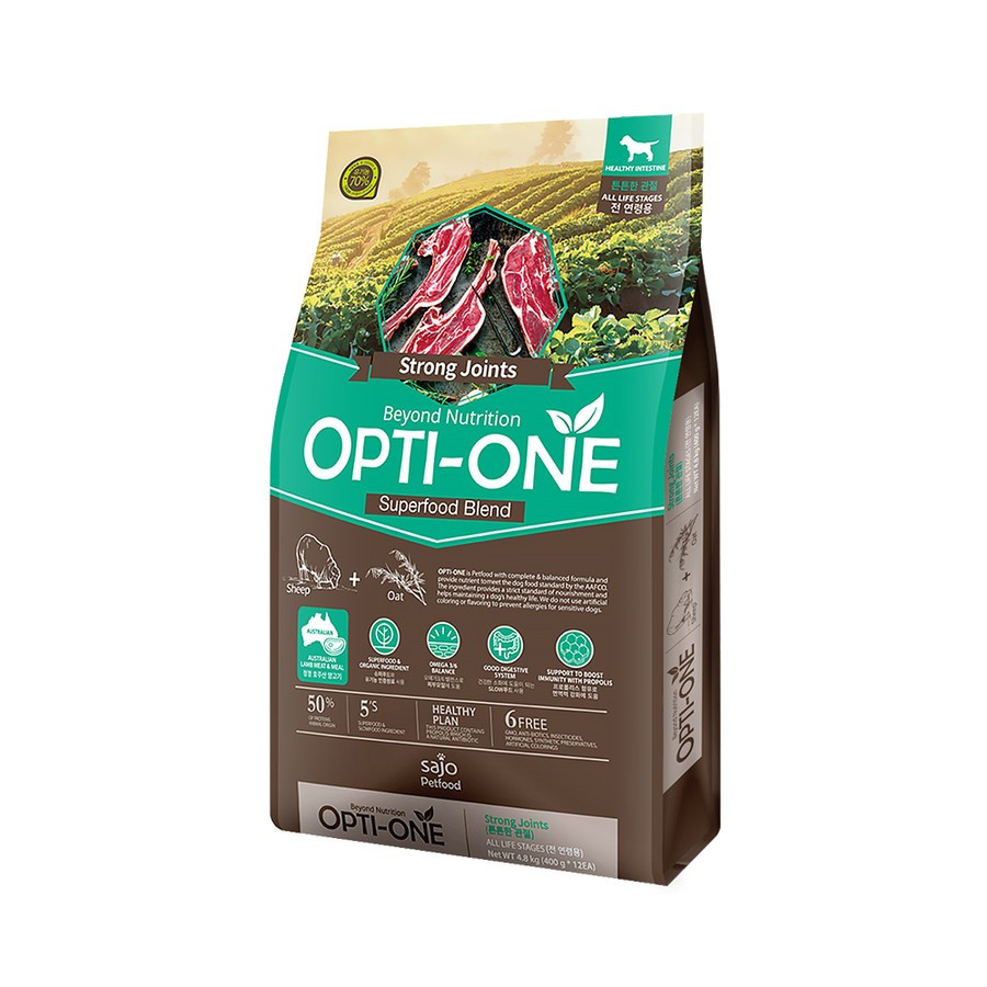 Opti-One Organic Dog Lamb & Sweet Potato Dog Food- Makanan Hewan Anjing