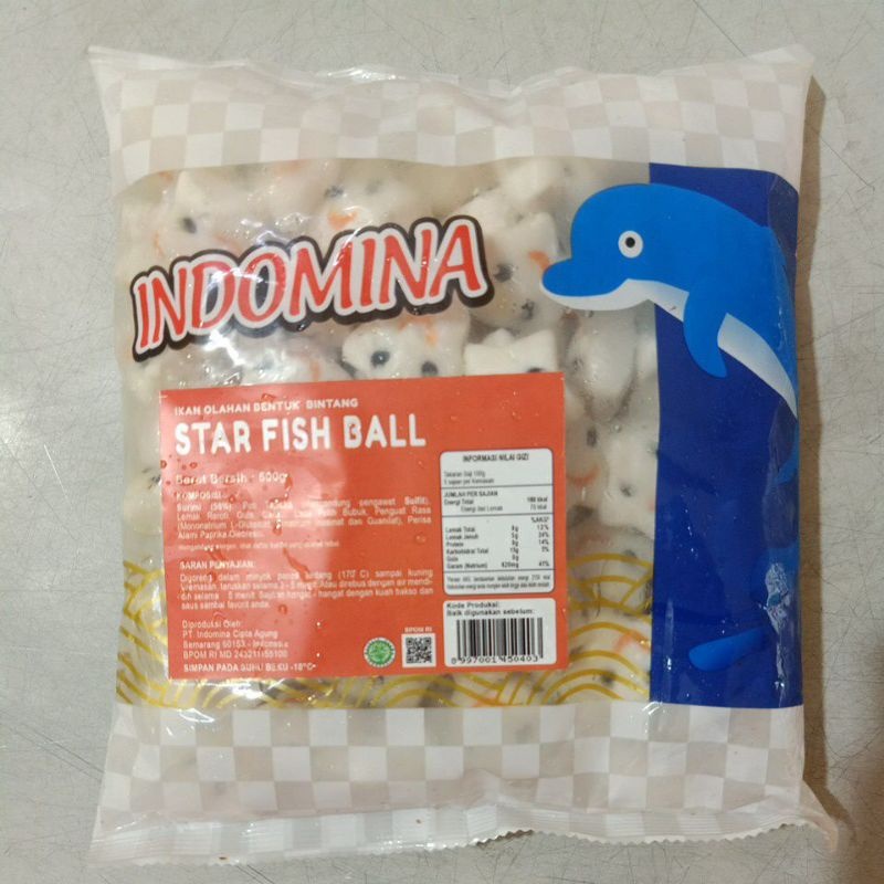 

INDOMINA STAR FISHBALL 500G