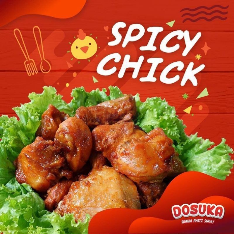 

Dosuka Spicy Wings ( Sayap Ayam Potong Berbumbu spicy ) 500gr