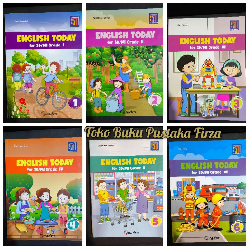 English Today SD/Mi Kelas 1.2.3.4.5.6 Kurikulum Merdeka Quadra