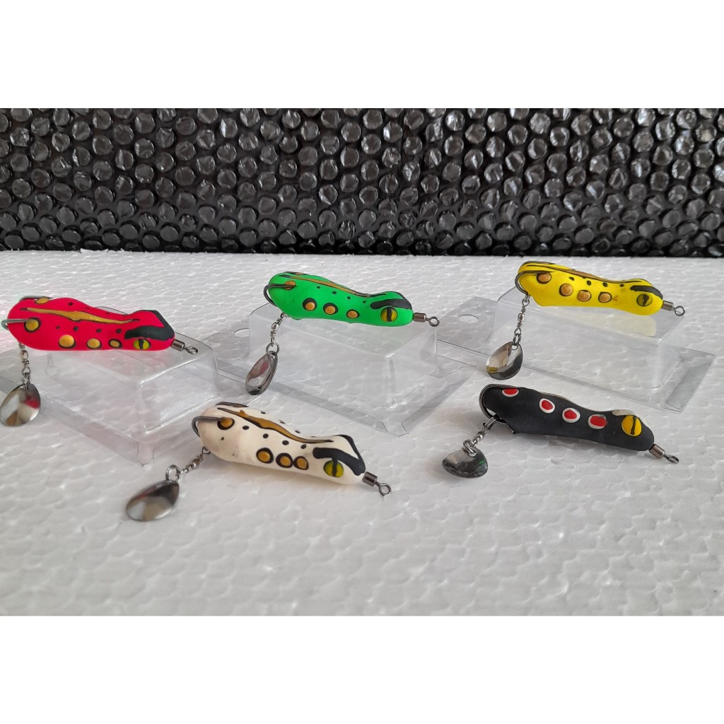 soft frog 5,5 cm umpan casting ikan gabus umpan tiruan