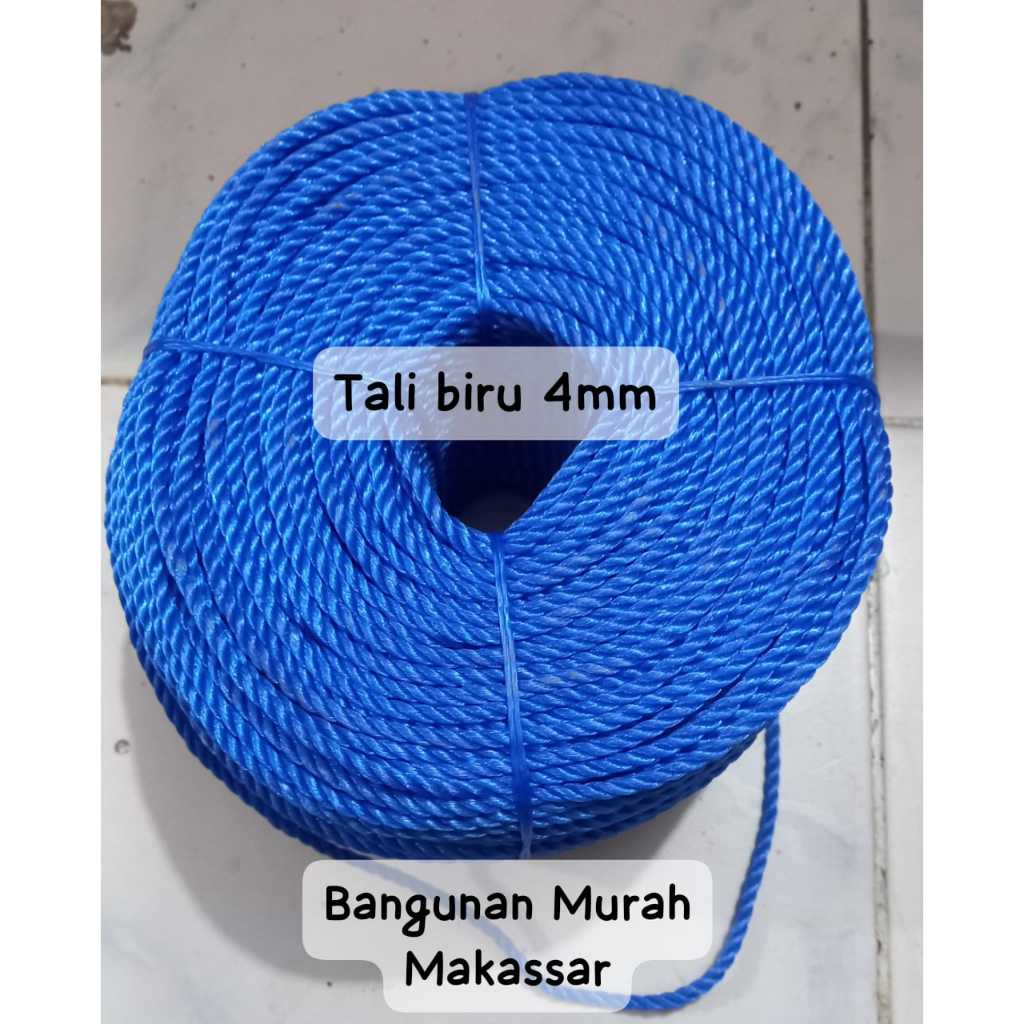 

Tali Nylon Nilon Permeter 4mm / Tali Tambang Plastik
