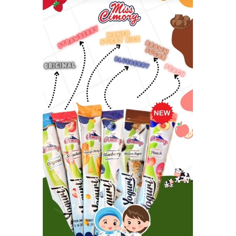 

Cimory Yogurt Stick 40gr Satu Box (25 pcs)