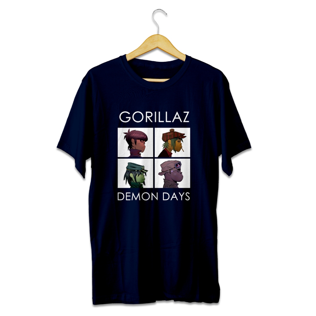 Kaos Gorillaz Tshirt Gorillaz Demon Days