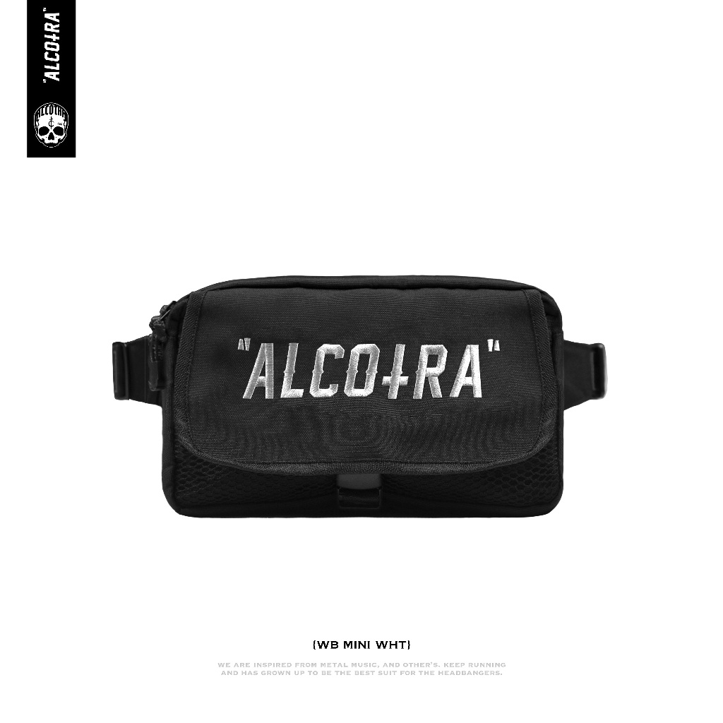 WB MINI NEW WHT // WAISTBAG ALCOTRA // TAS PINGGANG ALCOTRA