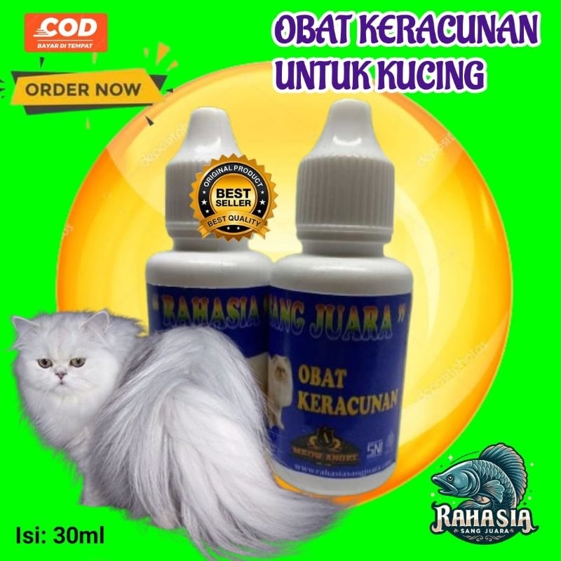 Obat Keracunan untuk Kucing Ampuh menetralkan racun pada kucing cair 30ml