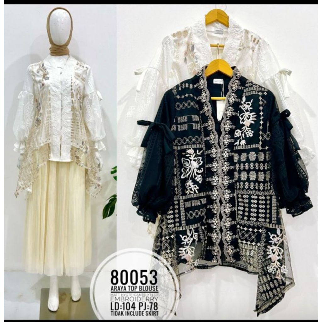 dyoura brukat/ brukat wanita/ atasan wanita