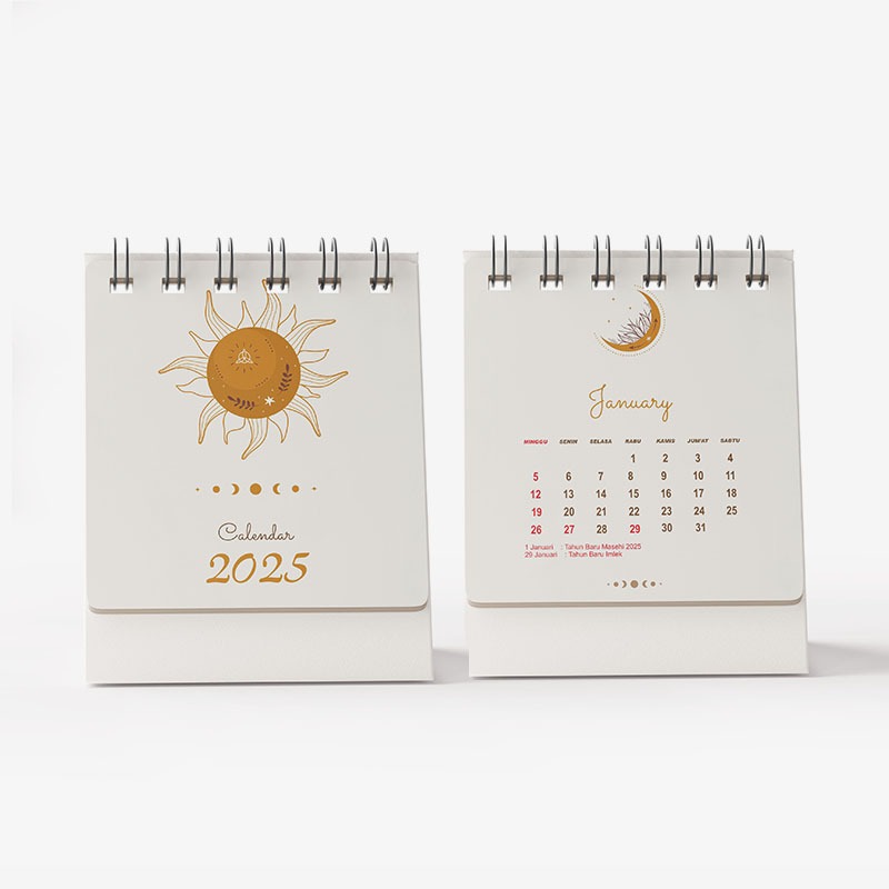 

Kalender Meja Aesthetic | Kalender Meja Abstrak | Kalender Meja 2025