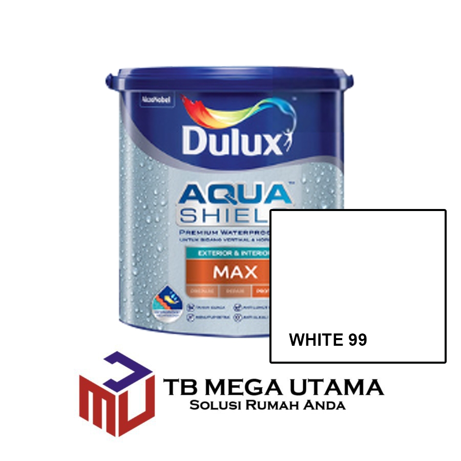 Dulux AquaShield Max White 99 4 Kg | Cat Waterproofing Pelapis Anti Bocor