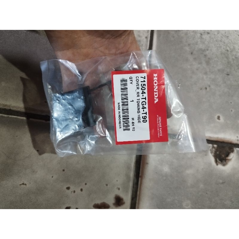 Cover Tutup Towing Derek Hook Bumper Bemper Diffuser Belakang Honda Brio Gen 2 RS Satya 2017 2018 20