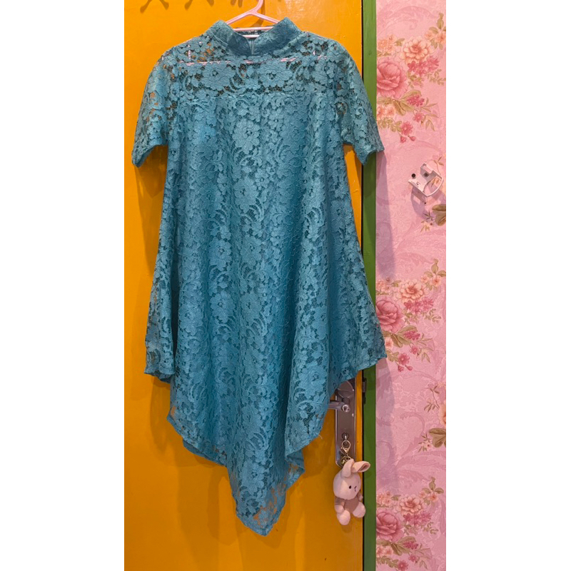 

preloved dress hamil dress brukat hijau