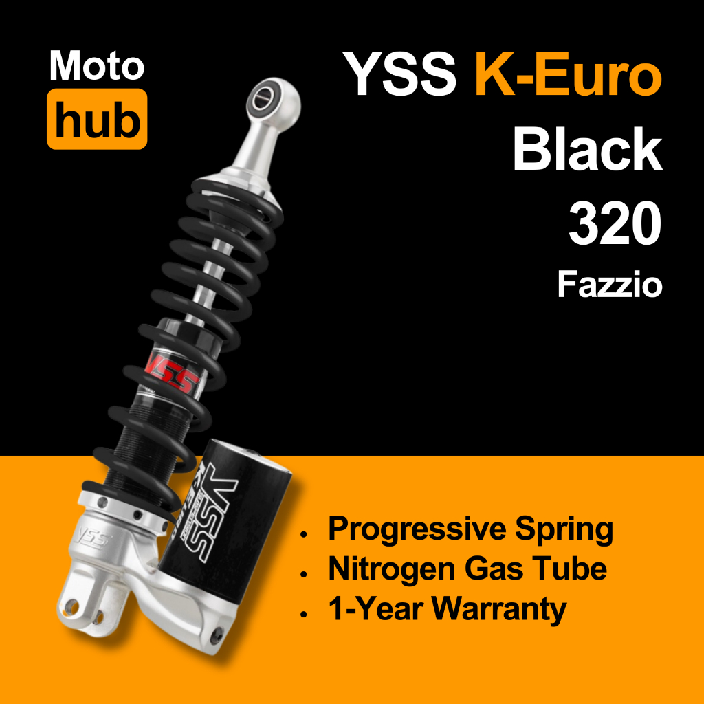 SHOK SHOCK SHOCKBREAKER YSS K EURO YAMAHA FAZZIO 320mm ORIGINAL YSS THAILAND GRANSI INDO