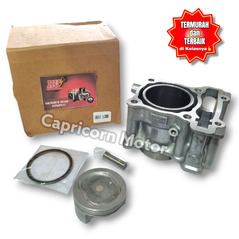 Blok Boring Seher SET NMAX BORE UP 63 mm 180 CC N MAX RUI