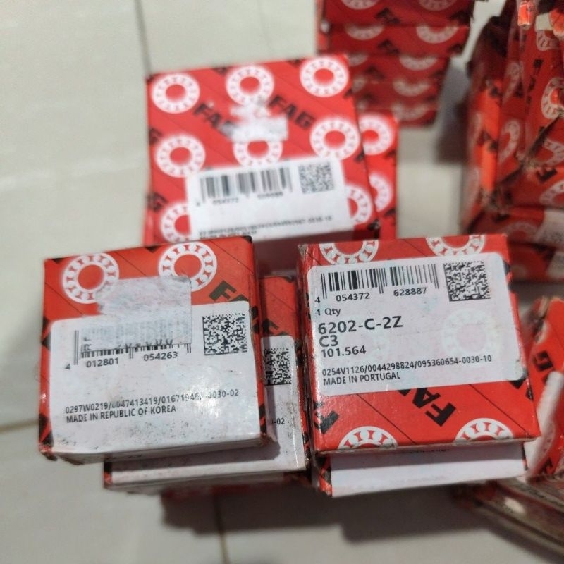 Bearing fag c3 laher racing high speed 6202 6004