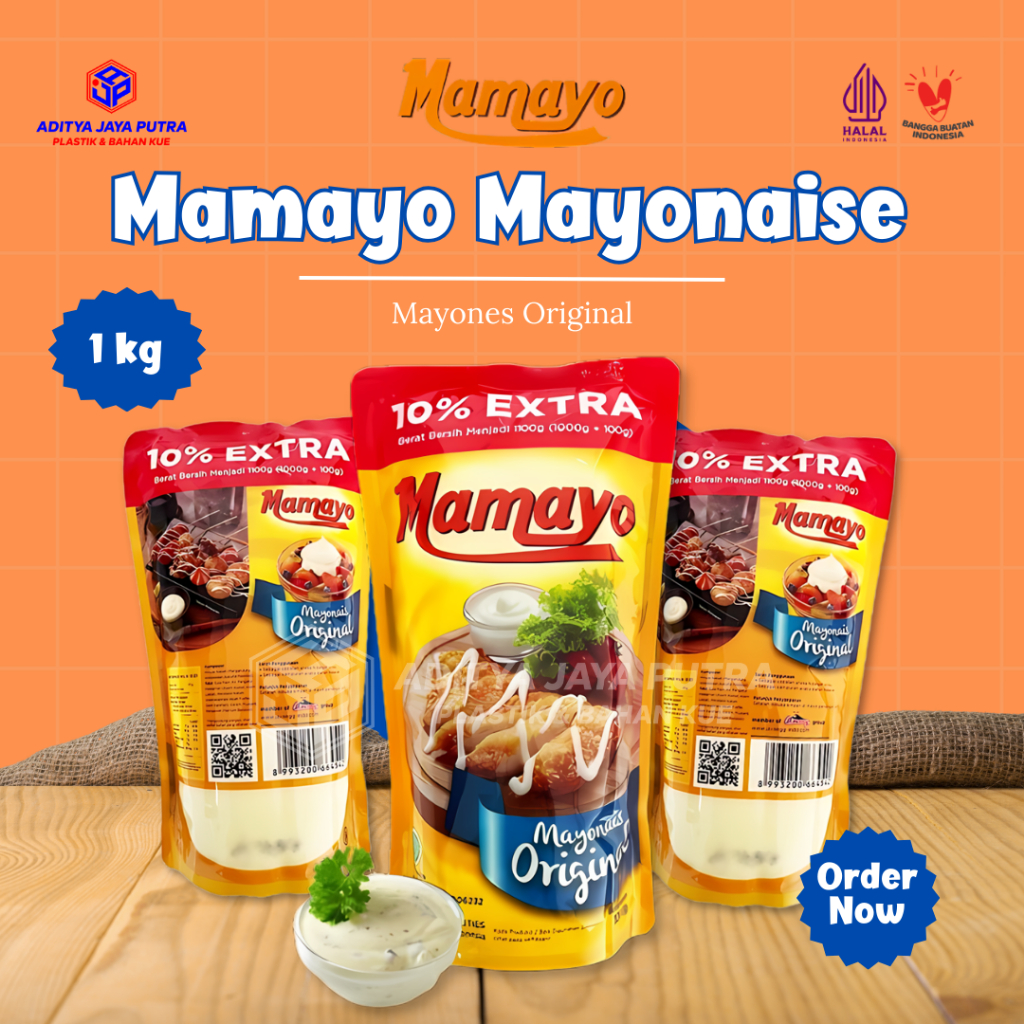 

Mamayo Mayonaise 1 kg Mayones Original Mayonais 1000 gr