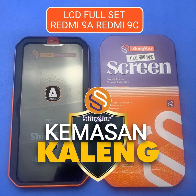 LCD TOUCHSCREEN REDMI 9A / REDMI 9C / 10A SHINESTAR PACKING KOTAK