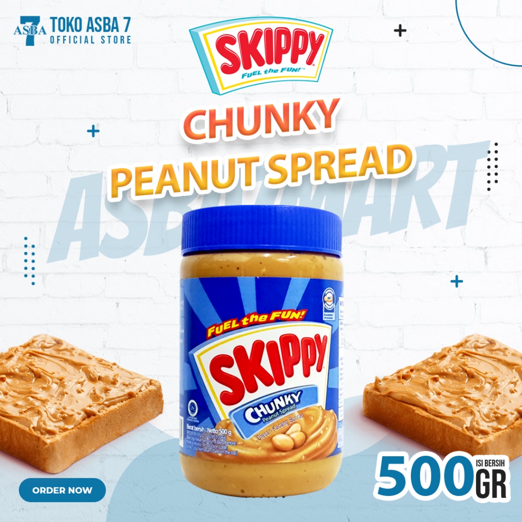 

SKIPPY CHUNKY PEANUT BUTTER 500GR