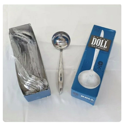 [ Doll ] Sendok Soup / Sendok Sayur / Centong / Irus Super Doll Stainless Steel Tebal