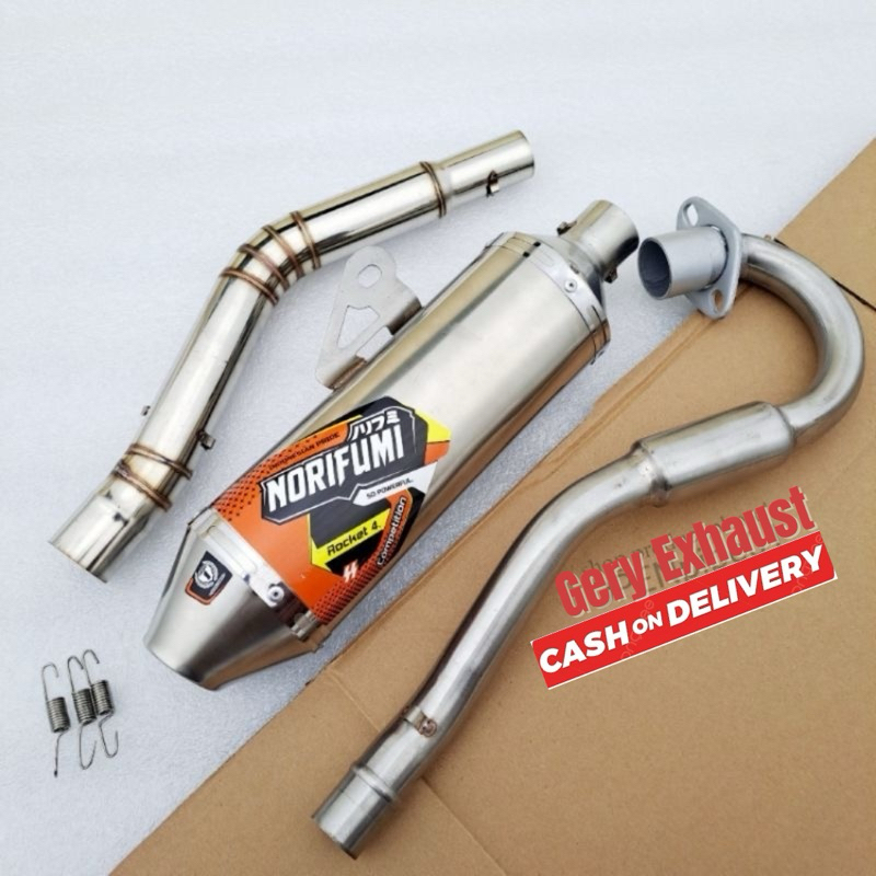 Fullsystem competition Canister Exhaust muffler pipe Norifumi for big Elbow klx 150s,l,g crf150 crf 