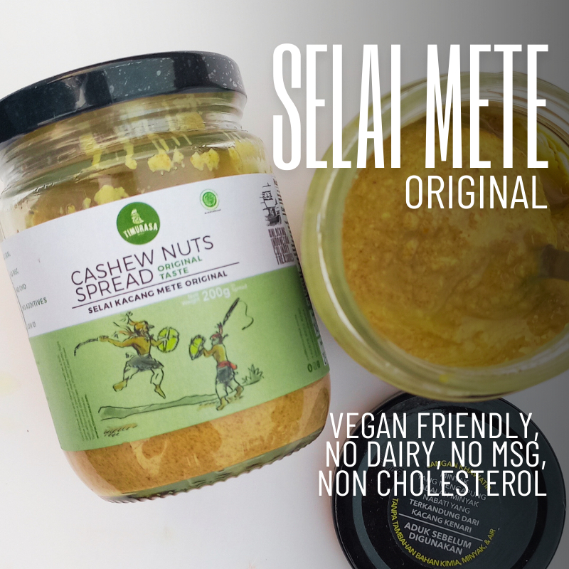 

Selai Kacang Mete Premium Asli / Mede Asli Timurasa - Cashew Nut Spread Original 200g