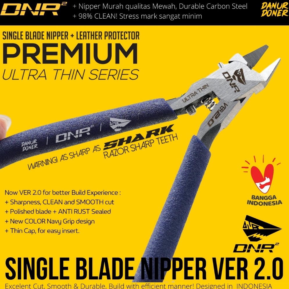 Paling Bagus SINGLE BLADE NIPPER GUNDAM  DNR  PREMIUM ULTRATHIN  MODEL KIT  CLEAN BUILD