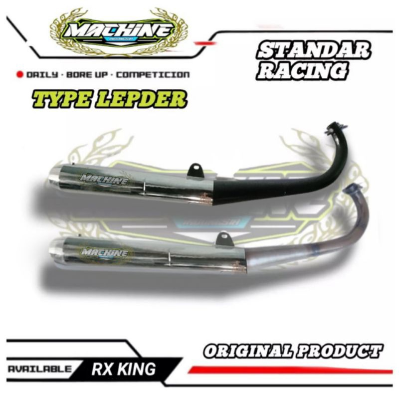 KNALPOT RX KING SPESIAL STANDAR RACING CROOM HARIAN SUNMORI ORIGINAL MACHINE BUKAN BOBAN AITECH