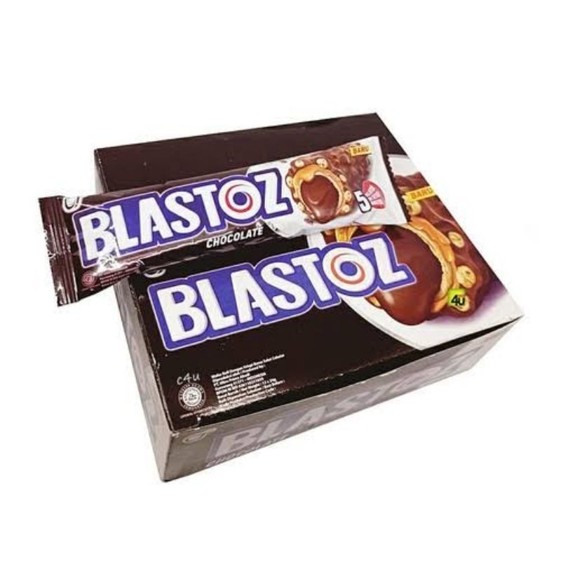 

BLASTOZ CRISPY CHOCOLATE WAFER ROLL BOX ISI 12