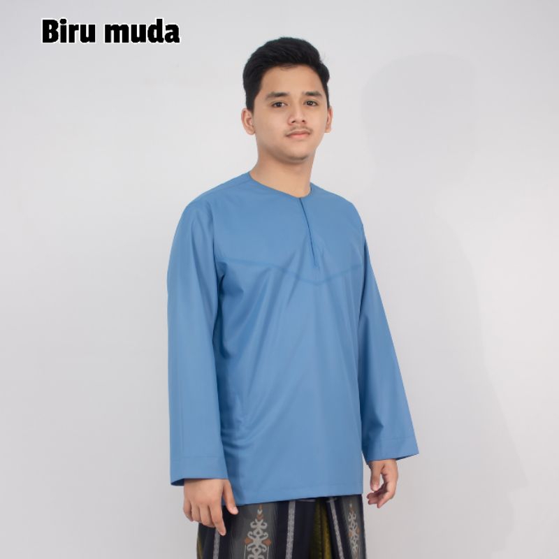 Bsa Store | Takwa Dalwa Abu Dhabi Koko Lengan Panjang Terbaru Baju Muslim Original Pria Tanpa Kerah