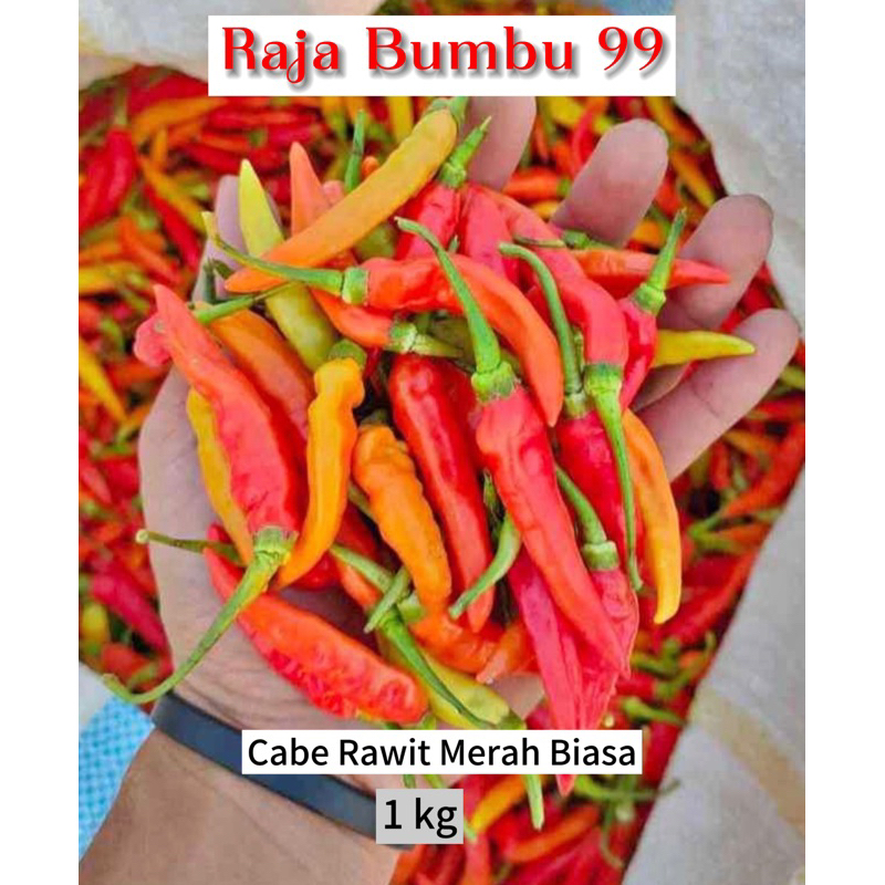 

Cabe Rawit Merah Merah Biasa 1kg