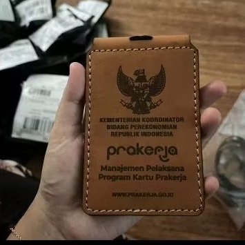 

Name tag ID Card Holder asli / Name Tag Lanyard Tali ID Holder Kostum Cetak Nama & Logo