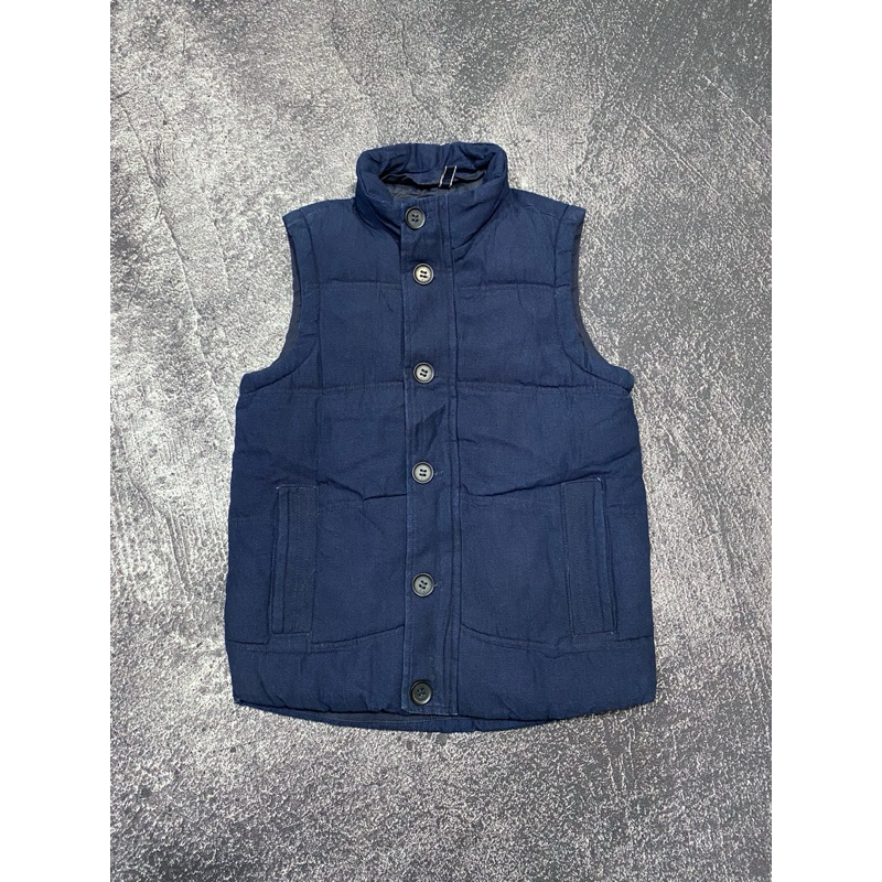 Vest Zara Man Canvas Denim