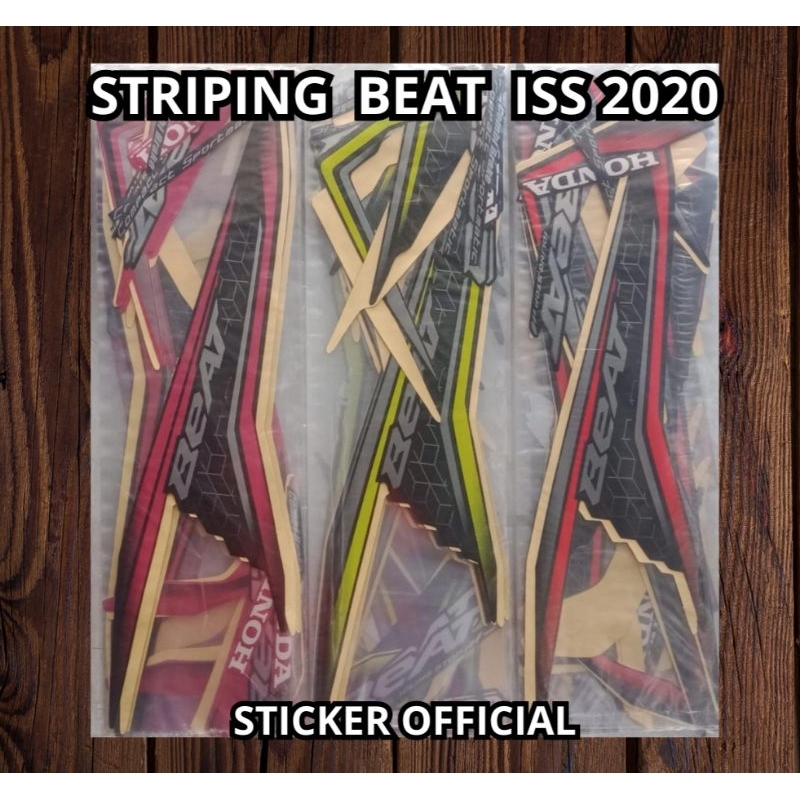 Striping Standar Motor Beat ISS 2020