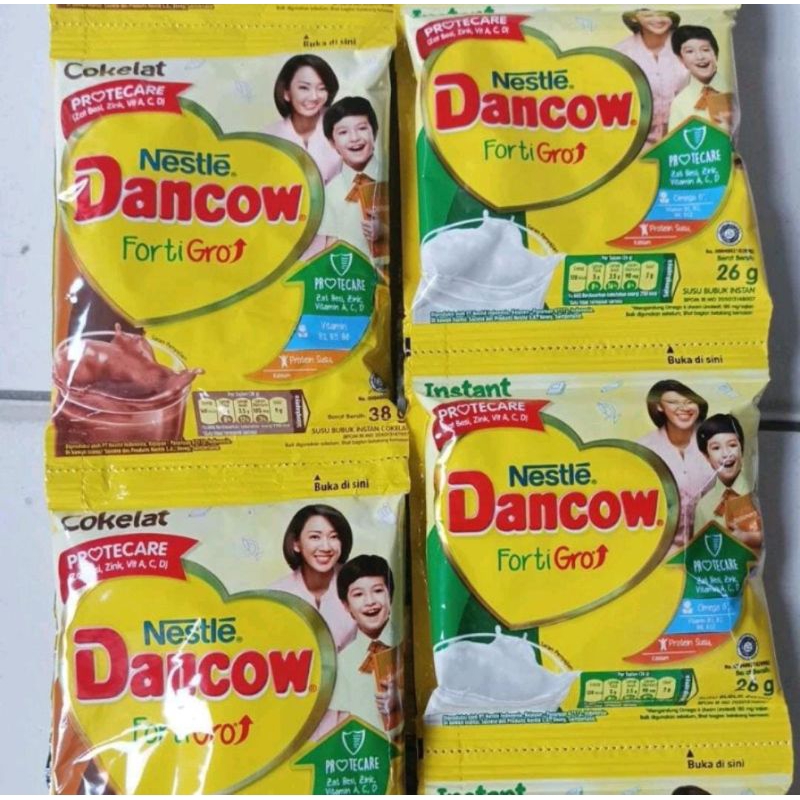 

Susu Dancow Fortigro Vanilla dan Cokelat - 1 renteng isi 10 pcs